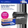 Brother RHLL2465DW Compact Monochrome Laser Multi-Function Printer with Duplex Printing, Refurbished, , small