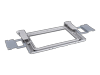 Brother embroidery hoop bracket with adjustable metal frame and mounting clips