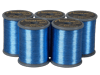 Brother blue polyester embroidery thread spools, 300m, 210 denier