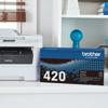 Brother Genuine TN420 Standard-yield Black Toner Cartridge, , small