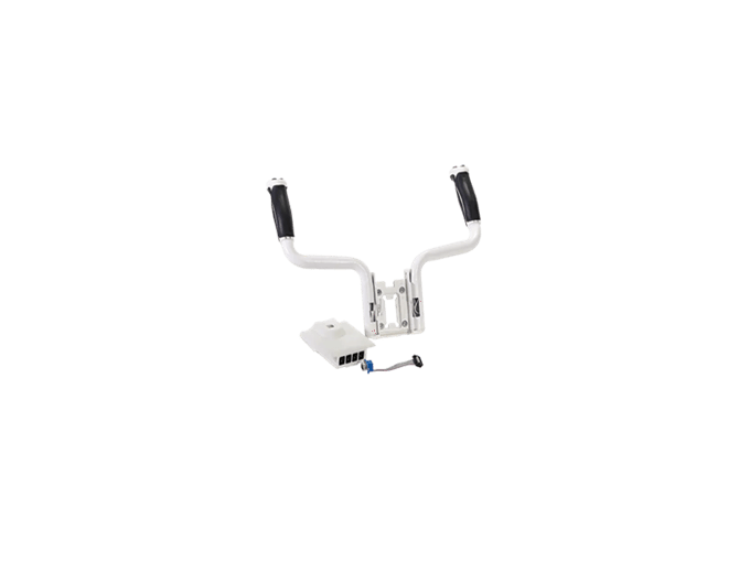 Brother continuous roll holder with dual adjustable arms and mounting base