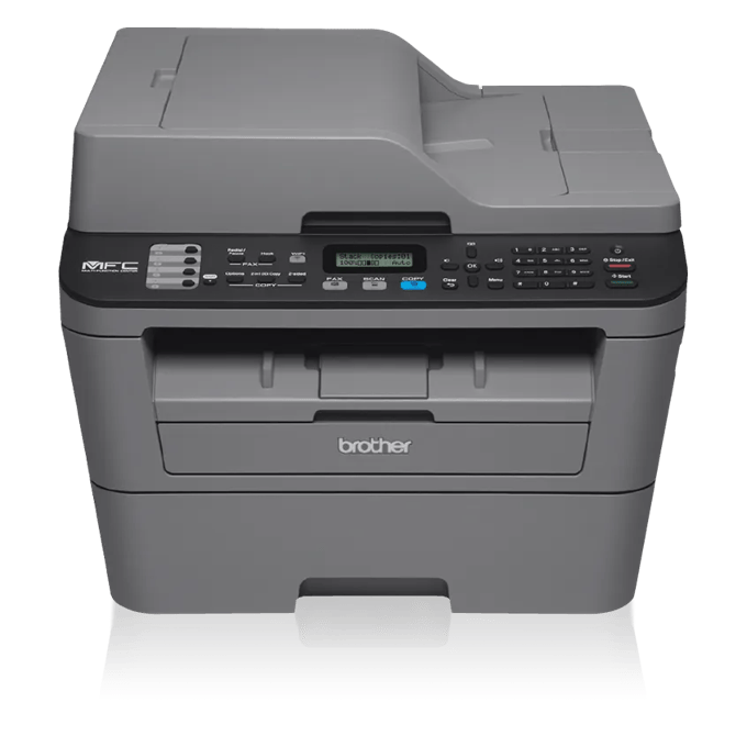 Brother MFCL2705DW monochrome laser all-in-one printer with wireless connectivity