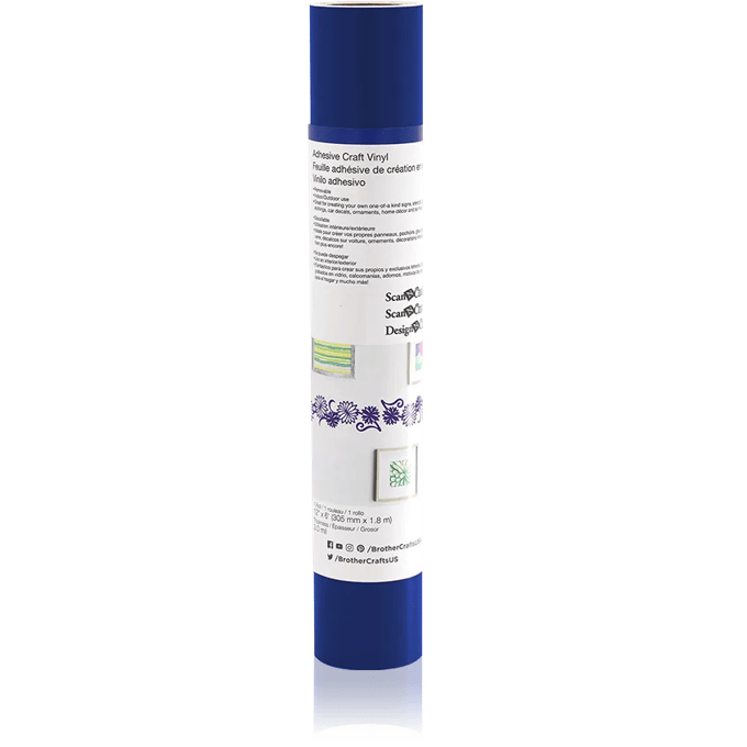Brother navy blue adhesive craft vinyl roll for ScanNCut cutting machines