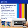 Brother Genuine LC504BKS Standard Yield Black Ink Cartridge, Black, small