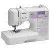 Brother SC3000 computerized sewing machine with LCD screen and built-in stitch guide