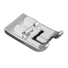 Brother sewing machine zigzag presser foot attachment with metal finish
