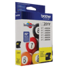 Brother Genuine LC201Y Standard-yield Yellow Ink Cartridge, Yellow, small