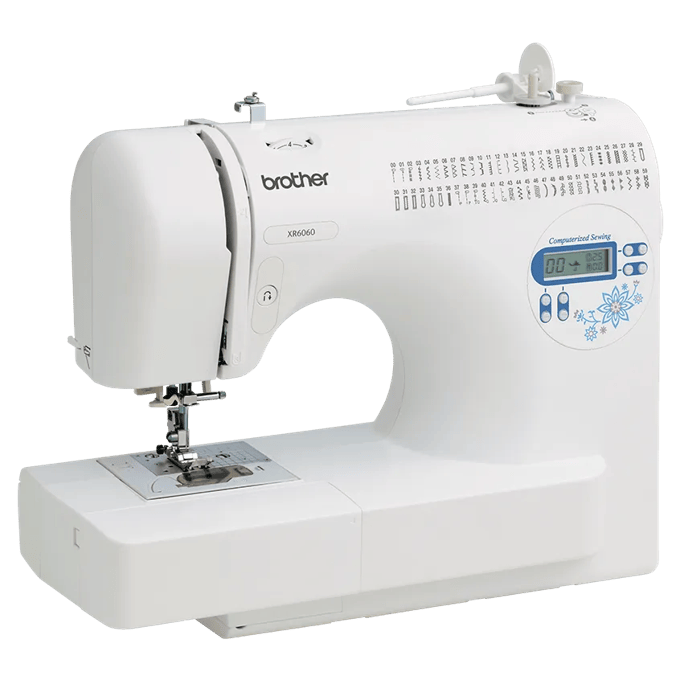 Brother XR6060 sewing machine with digital display and built-in stitches