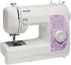 Brother BM3850 sewing machine with purple decorative panel and built-in stitches