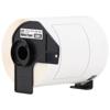 Brother DK-1241 white paper label roll in black cartridge for label printers