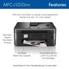 Brother MFC-J1010DW all-in-one inkjet printer with wireless connectivity and automatic duplex