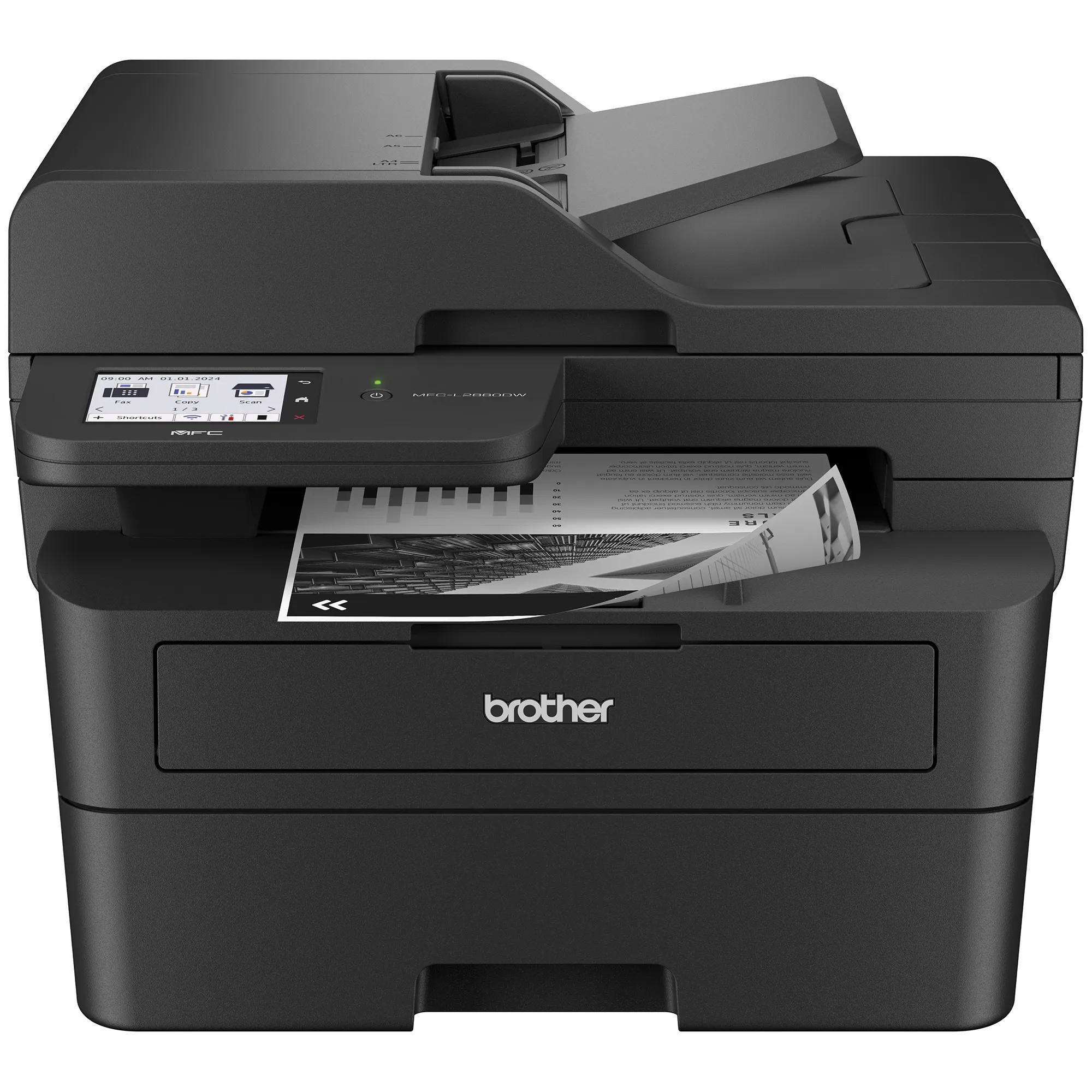 Impresora láser monocromática multifunción Brother MFC-L2880DW con conectividad inalámbrica