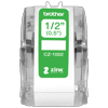 Brother CZ-1002 half-inch label roll cartridge with Zink zero-ink technology