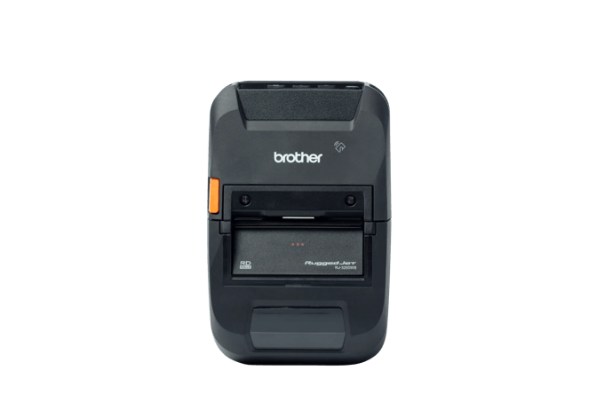 Brother RJ-3250WB portable thermal printer with rugged housing and wireless connectivity