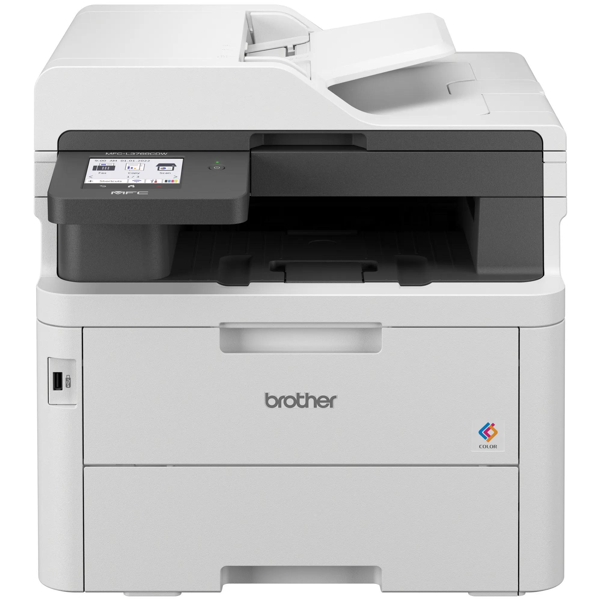 Impresora multifunción láser a color Brother MFC-L3760CDW con conectividad inalámbrica