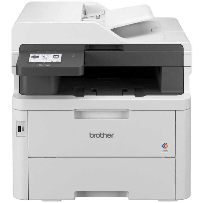 Impresora multifunción láser a color Brother MFC-L3760CDW con conectividad inalámbrica