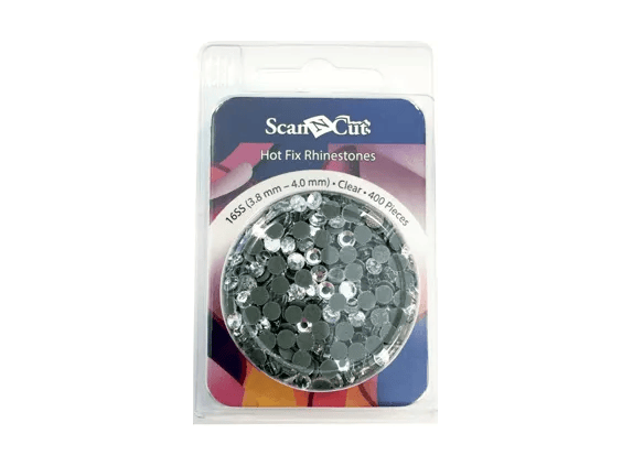 Brother ScanNCut hot-fix rhinestones in silver, 1,088 pieces for crafting projects