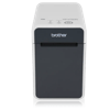 Brother TD-2130N label printer with wireless connectivity and front-facing design