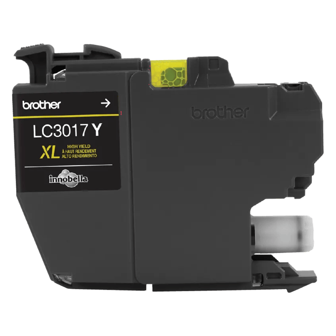 Brother Genuine LC3017Y High-yield Yellow Ink Cartridge, Yellow, large