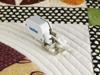 Brother walking foot attachment quilting colorful patchwork fabric