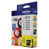 Brother Genuine LC201Y Standard-yield Yellow Ink Cartridge, Yellow, small