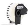 Brother DK-2210 continuous white paper tape roll in black cartridge