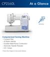 Brother CP2160L computerized sewing machine with 60 built-in stitches and LCD screen