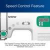 Brother CE1155 sewing machine speed control slider and digital display panel