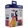 Brother LC201CL 3-pack color ink cartridges value pack for inkjet printers