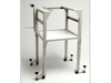 Brother printer stand with adjustable shelves and rolling casters for mobile workspace organization
