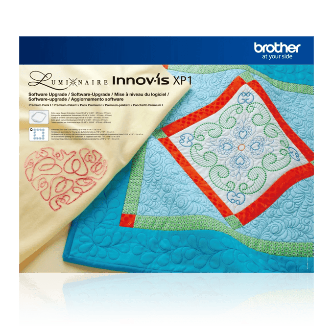 Brother Luminaire Innov-is XP1 software upgrade premium pack with embroidery quilt designs