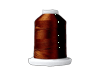 Brother embroidery thread spool in copper brown on white cone