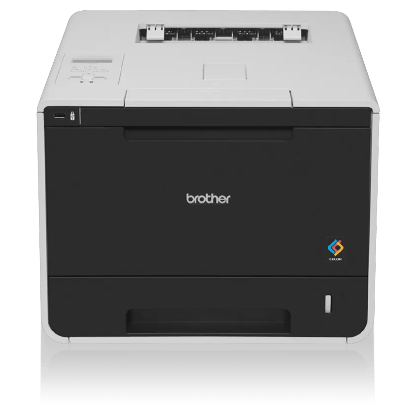 Brother HL-L8350CDW color laser printer with dual paper trays, front view