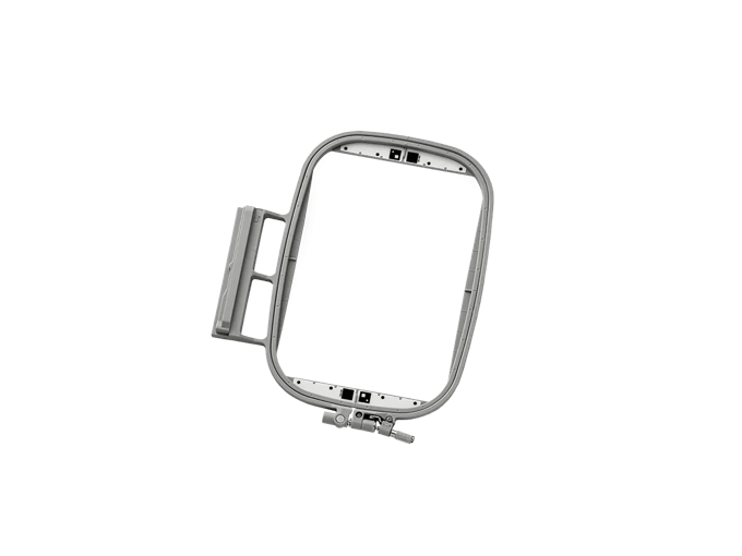Brother embroidery hoop frame for sewing machine with adjustable clamps