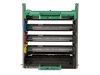 Brother DR110CL drum unit with four color toner cartridges in cyan, magenta, yellow, and black