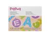 PigPong lettering collection package with decorative alphabet designs in purple, blue, and green