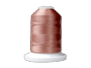 Brother embroidery thread spool in rose gold on white cone
