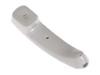 Brother telephone handset in light gray with speaker holes and microphone