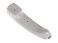 Brother telephone handset in light gray with speaker holes and microphone