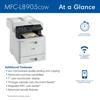 Brother MFC-L8905CDW color laser all-in-one printer with wireless connectivity and touchscreen
