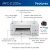 Brother RMFCJ1205W INKvestment Tank Color Inkjet Multi-Function Printer, Refurbished, , small