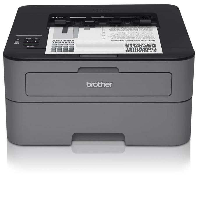 Brother HL-L2305W compact monochrome laser printer with wireless connectivity and automatic duplex printing