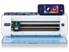 Brother CM650WX cutting machine with open lid showing blade carriage and touchscreen display