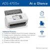 Brother ADS-4700W wireless desktop scanner with touchscreen and duplex scanning