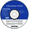 Brother P-touch Editor software installation CD for label printer setup and design