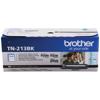 Caja de cartucho de tóner negro Brother TN-213BK con rendimiento de 1,400 páginas para impresoras láser a color