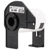 Brother DK-1207 CD/DVD label roll in black cartridge with white film label