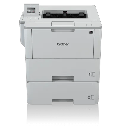Brother HL-L6400DWT monochrome laser printer with dual paper trays