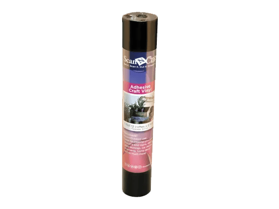 Brother adhesive craft vinyl roll in black for creative projects