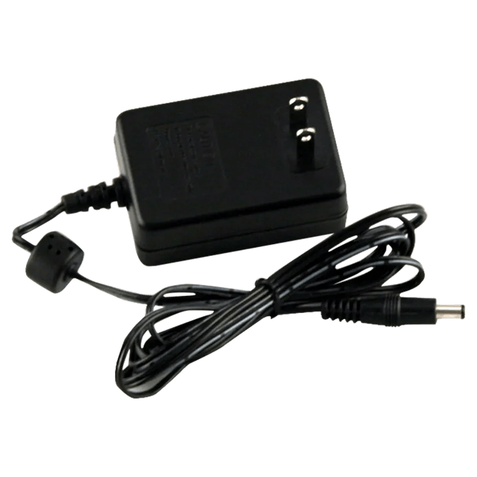 Brother AC power adapter with attached cable and two-prong plug